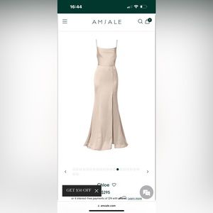 Amsale Chloe Bridesmaid Dress